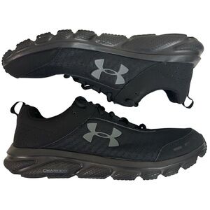 Under Armour Men's Charged Assert 8 Running Shoes Sneakers Size 11 Black Lace-up